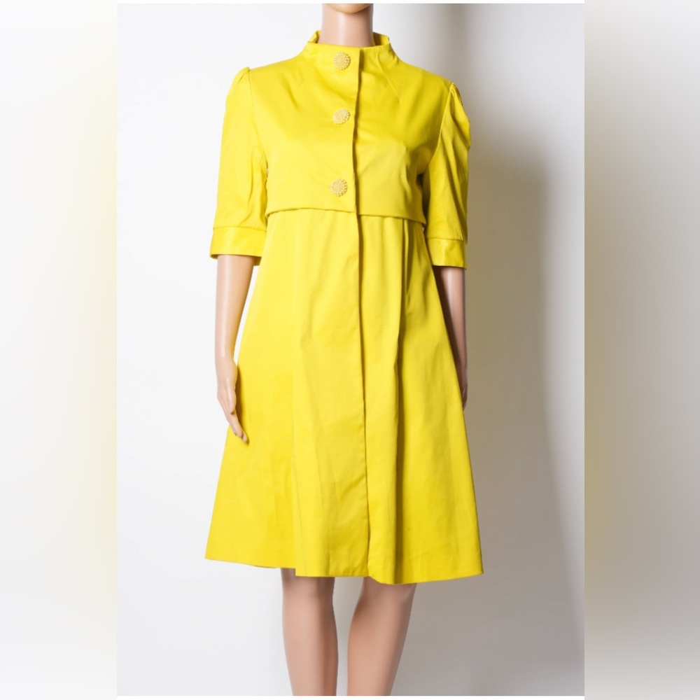 Malene Birger yellow coat dress